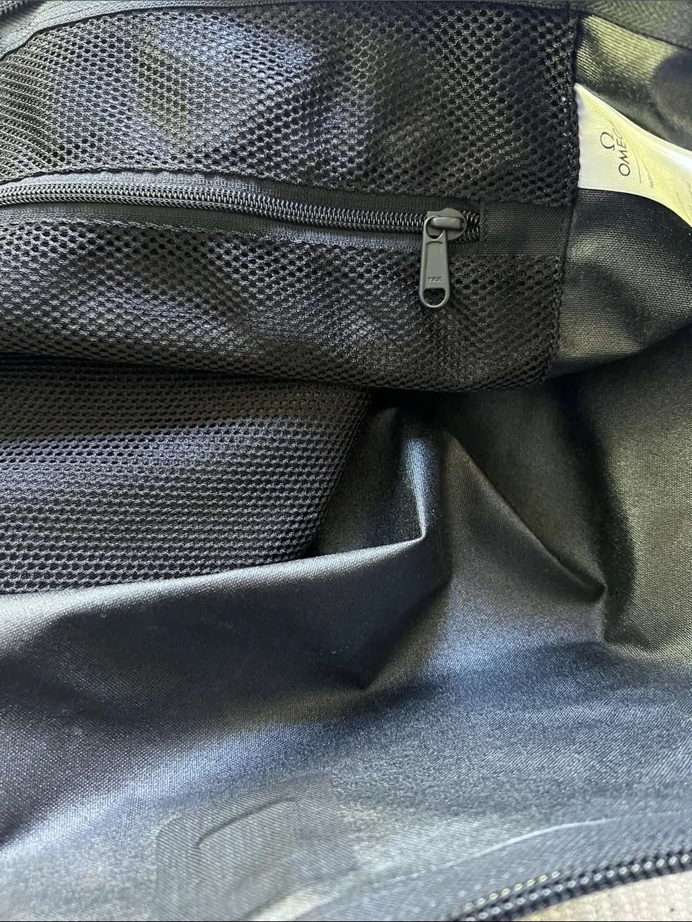 OMEGA branded tote bag